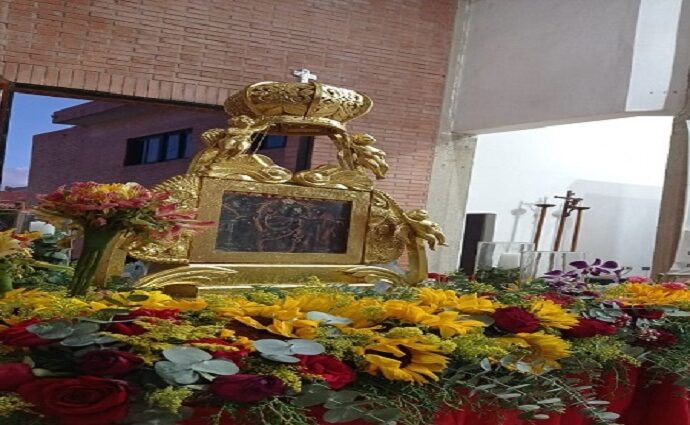 Misa en honor a la Chinita con gaitas en La Arboleda