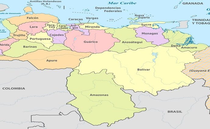 Nombres y origen de los Estados de Venezuela