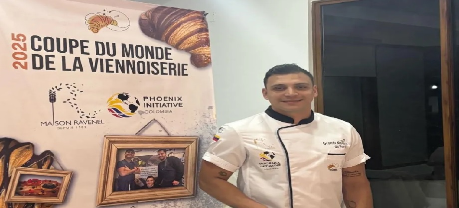José Ramón Galvis representa al país en la Copa del Mundo de la Viennoiserie