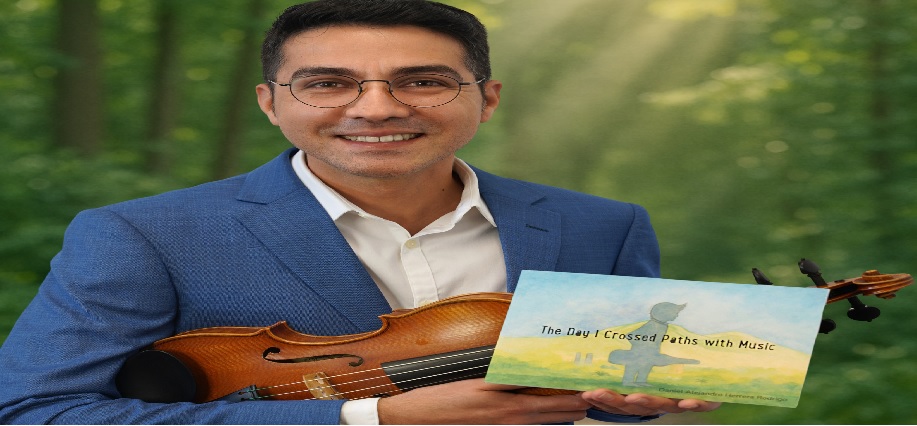 Violinista Daniel Herrera bautiza su 1er libro en Tampa