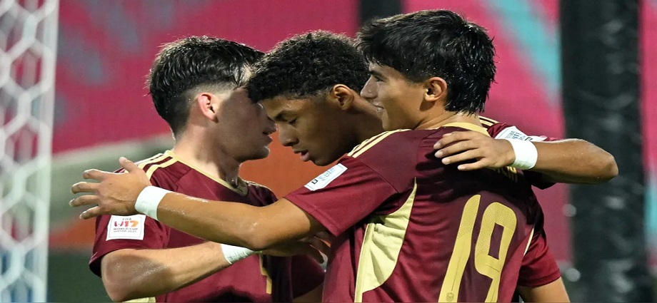 Venezuela vence 4-2 a Haití y avanza como líder del Grupo E en el Mundial Sub-17