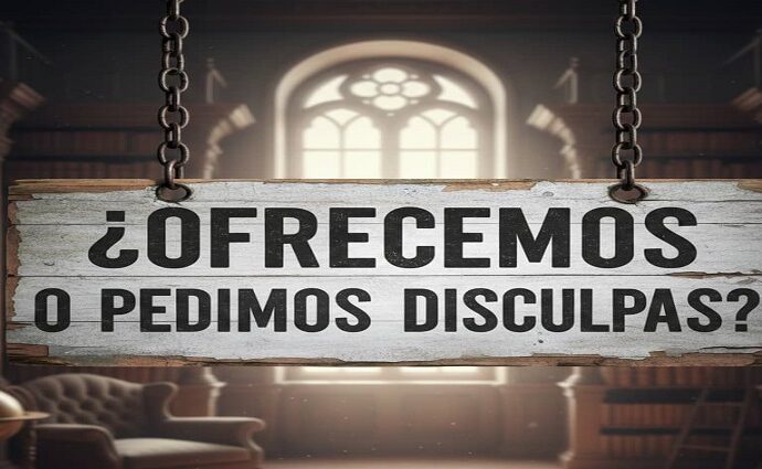 La alcancía de las palabras y sus coroticos: ¿Ofrecemos o pedimos disculpas?
