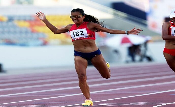 Edymar Brea conquista los 10.000 metros planos