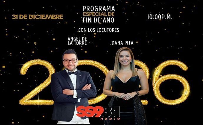 SS 98.1 FM despide el 2025 con Dana Pita y Ángel Gómez de la Torre