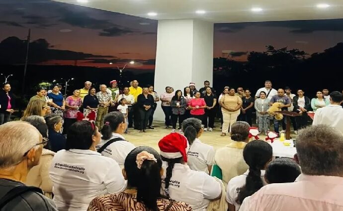 El Campo Eucarístico de iluminó en el cierre de las Misas de Aguinaldo