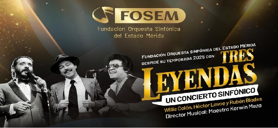 La Sinfónica de Mérida celebra a Lavoe, Colón y Blades