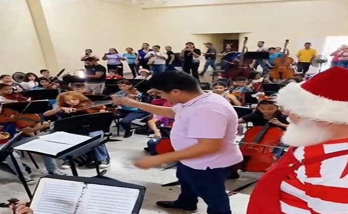 Virgen del Valle Miami trajo alegría navideña a los niños del Sistema Núcleo Porlamar