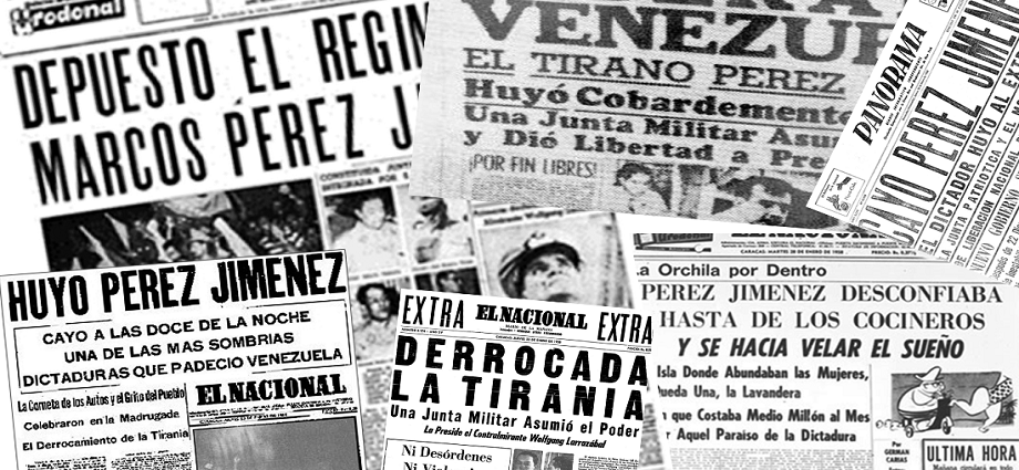 La caída de Pérez Jiménez y el nacimiento de una Era
