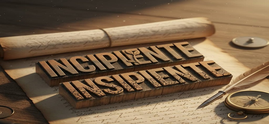 La alcancía de las palabras y sus coroticos: Incipiente e insipiente