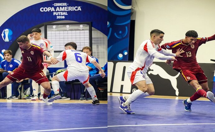 Venezuela vence a Chile en la Copa América Futsal