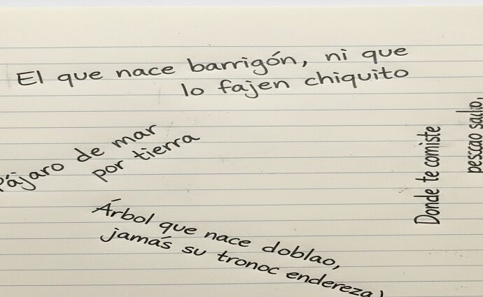 La Décima en el día a día: El refranero