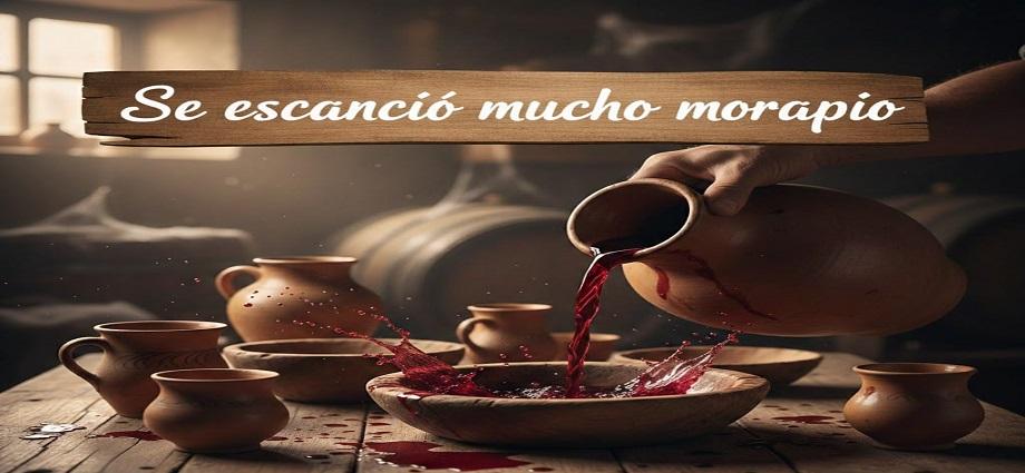 La alcancía de las palabras y sus coroticos: Se escanció mucho morapio