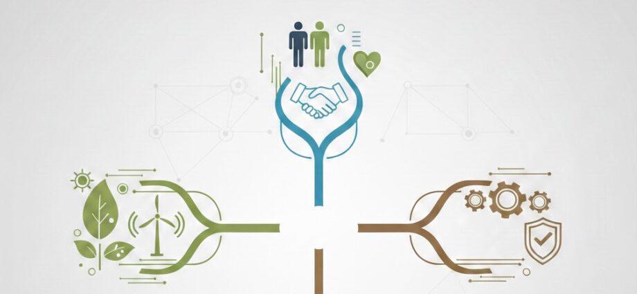 Dashboard de indicadores financieros y métricas ESG en el sector creativo para banca de inversión.