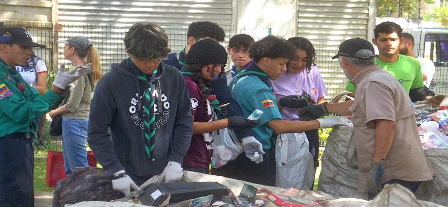 Scouts de Caracas impulsan la economía circular