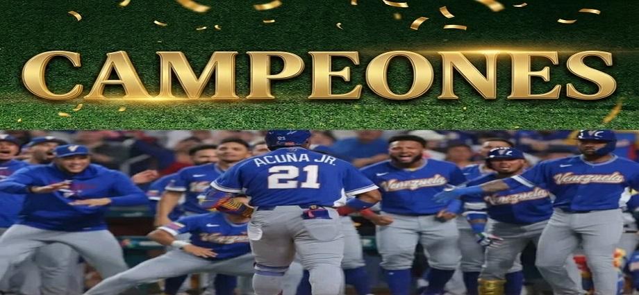 Venezuela se corona campeona del Clásico Mundial