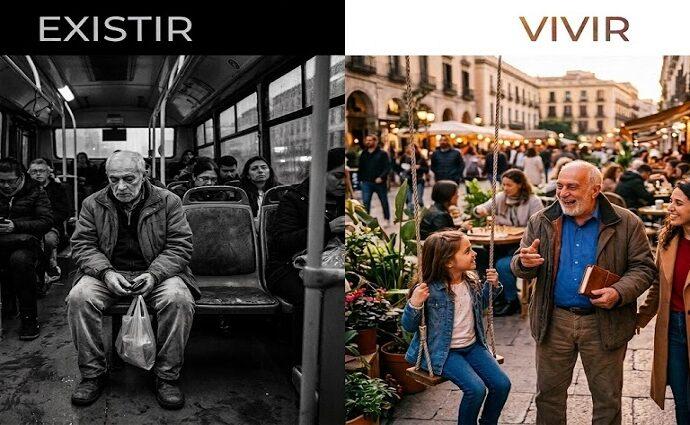 Pensando con Décimas frases célebres: ¿Existir o vivir?