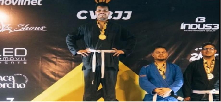 Juan Sánchez Vegas se cuelga el oro en el Nacional de Jiu-Jitsu