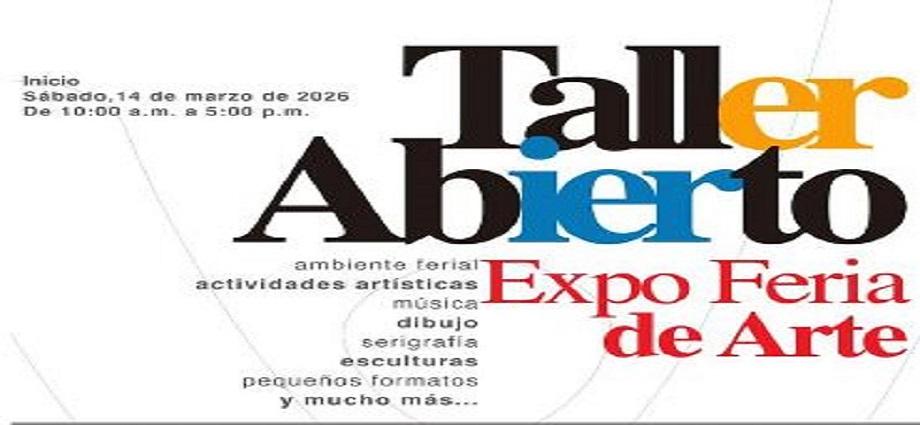 "Taller Abierto: Expo Feria de Arte" en la GAN