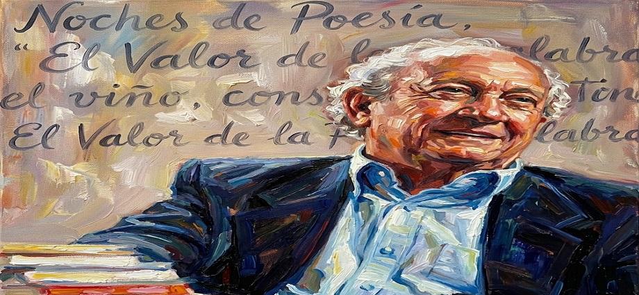 El poeta Gustavo Pereira, hoy en sus 86 años