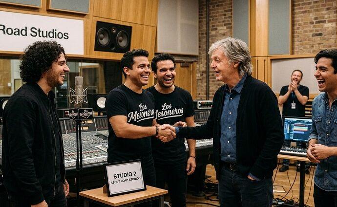 De Venezuela a Londres: Los Mesoneros con Paul McCartney