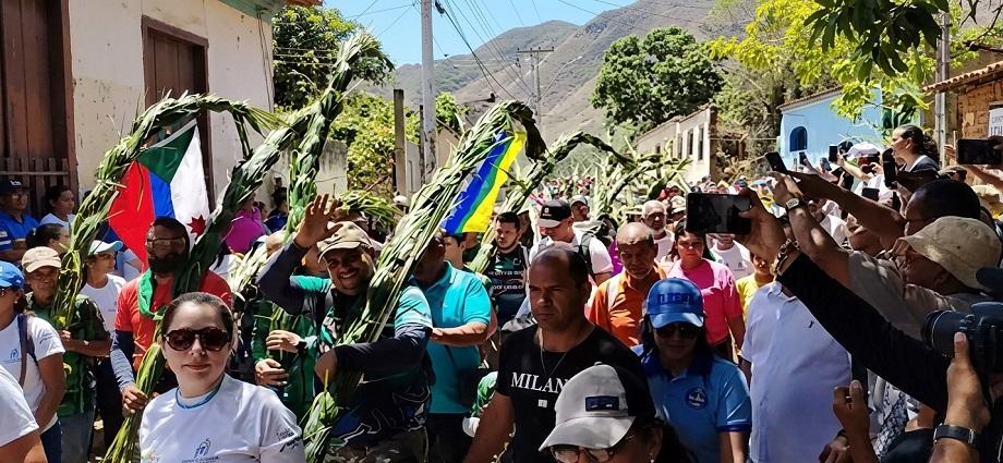Los Palmeros Asuntinos bajan la Palma Real