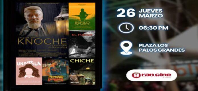 La Plaza Los Palos Grandes se convierte en una sala de cine