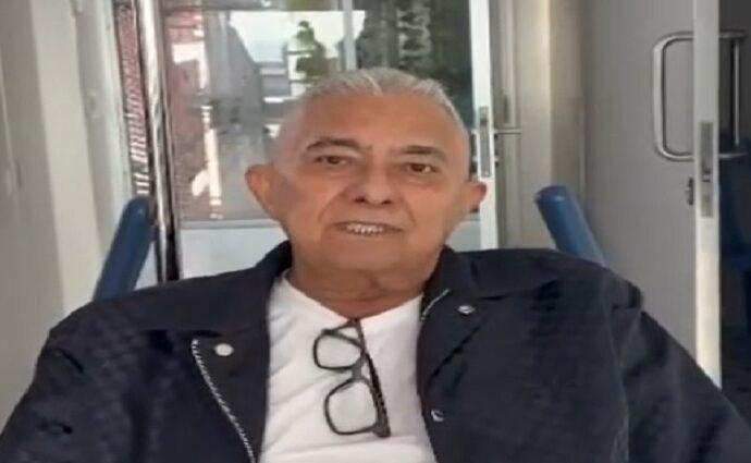 Reynaldo Armas se recupera en Bogotá tras complicaciones de salud