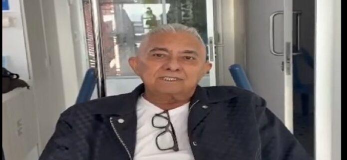 Reynaldo Armas se recupera en Bogotá tras complicaciones de salud