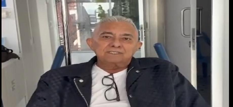 Reynaldo Armas se recupera en Bogotá tras complicaciones de salud