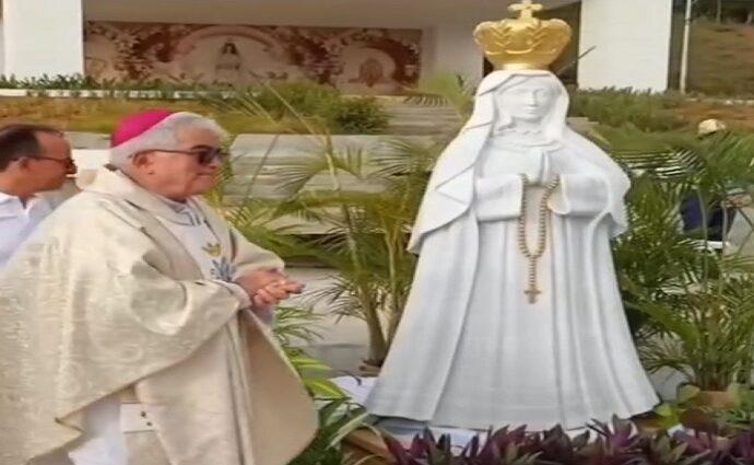 La Diócesis de Margarita recibe imponente escultura de la Virgen del Valle