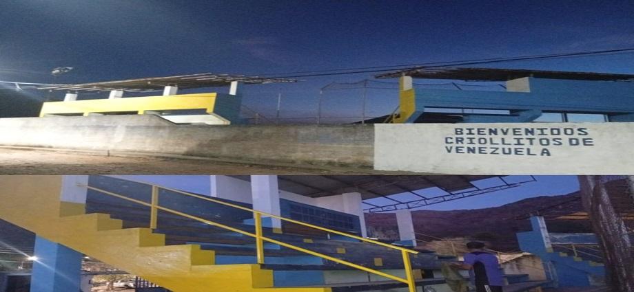 La escuela de Béisbol El Maco recuperando el estadio