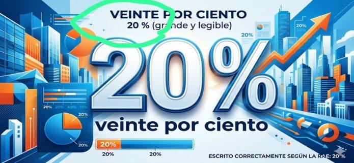 La alcancía de las palabras y sus coroticos: Números, porcentajes y comillas