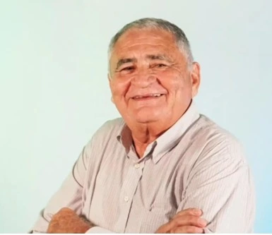 Retrato del Dr. Verni Salazar, historiador, cronista y Patrimonio Cultural Viviente del estado Nueva Esparta.