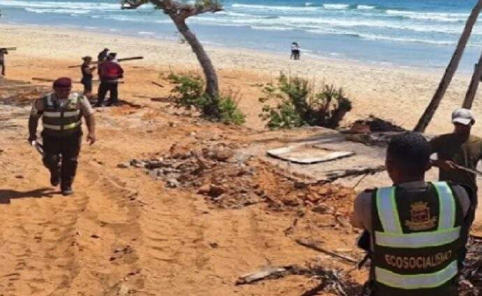 Paralizan obra irregular en Playa Guacuco por daños al ecosistema costero