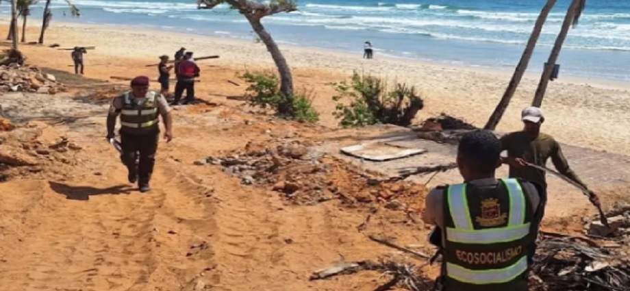 Paralizan obra irregular en Playa Guacuco por daños al ecosistema costero