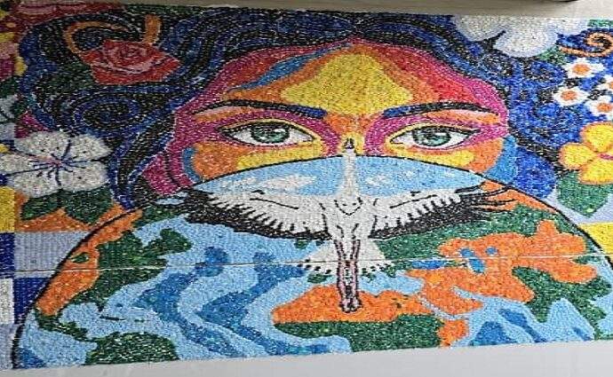 El arte sostenible de Óscar Olivares llega a Italia