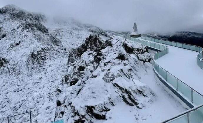 La Sierra Nevada de Mérida vuelve a vestirse de blanco