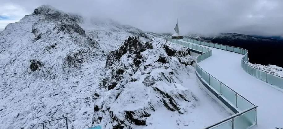 La Sierra Nevada de Mérida vuelve a vestirse de blanco