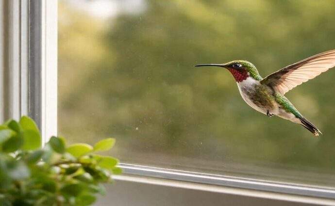 La Décima en el día a día: Un colibrí en mi ventana