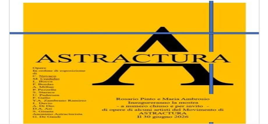 Arturo Millán participará en la exposición internacional del Movimiento Astractura en Italia
