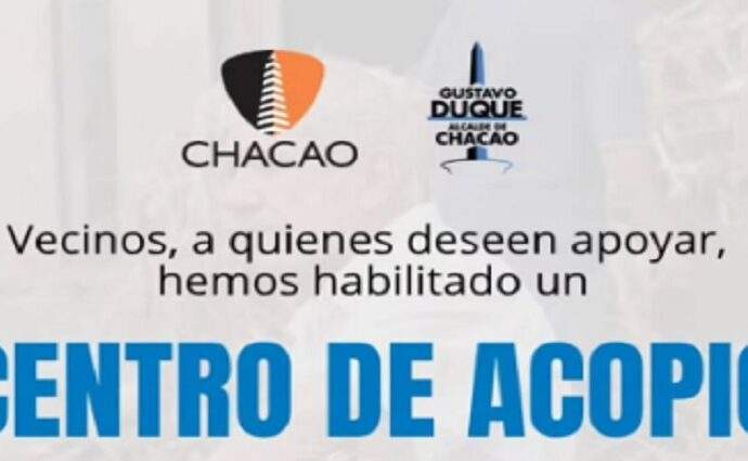 Alcaldía de Chacao habilita centro de acopio para recibir donaciones