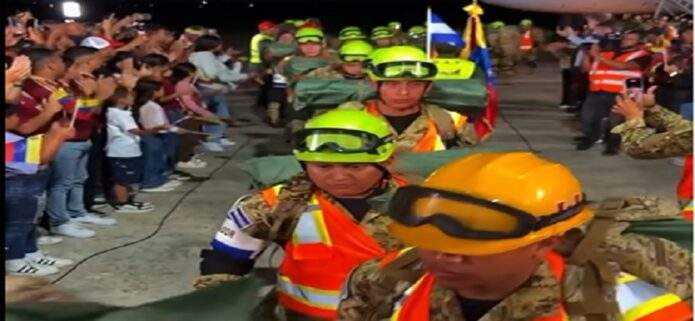 Ayuda salvadoreña llega a Venezuela tras sismos