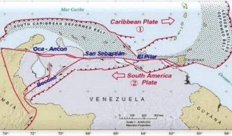 El mapa de las grandes fallas geológicas que moldean a Venezuela