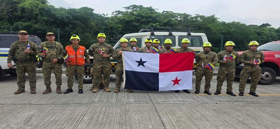 Equipo élite panameño viaja a Venezuela por sismos