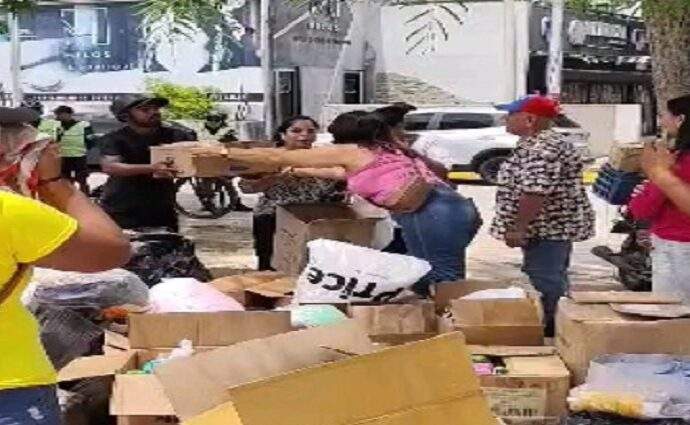 Neoespartanos se movilizan con masiva jornada de solidaridad