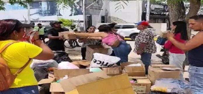 Neoespartanos se movilizan con masiva jornada de solidaridad