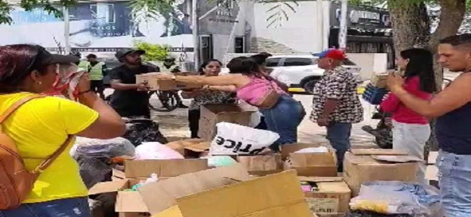 Neoespartanos se movilizan con masiva jornada de solidaridad