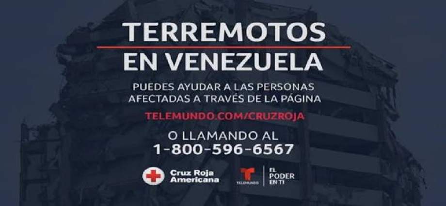 Telemundo y Cruz Roja recaudan ayuda para Venezuela