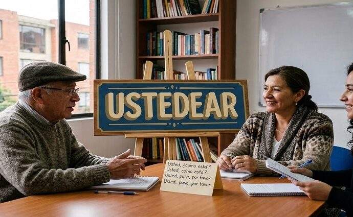 La alcancía de las palabras y sus coroticos: Ustedear (Yo ustedeo)