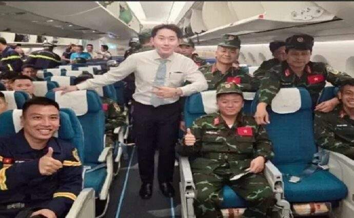 Llegan a Venezuela 174 rescatistas de Vietnam